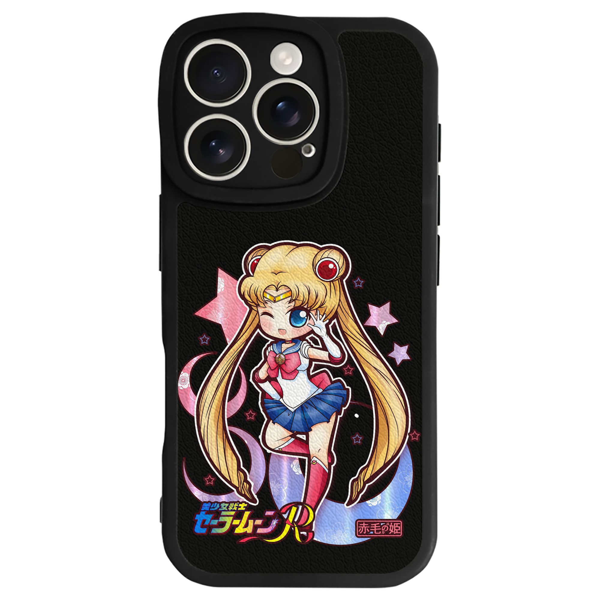 （画像用） 美少女戦士セーラームーン 月野 うさぎ つきの うさぎ Sailor Moon Tsukino Usagi 【iPhone 16シリーズ対応】シリコンスマホケース（レザー調） 材質：シリコン